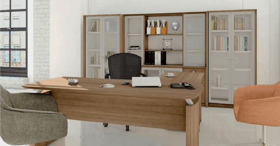 Optimiza espacios de oficina pequeños con muebles de almacenamiento