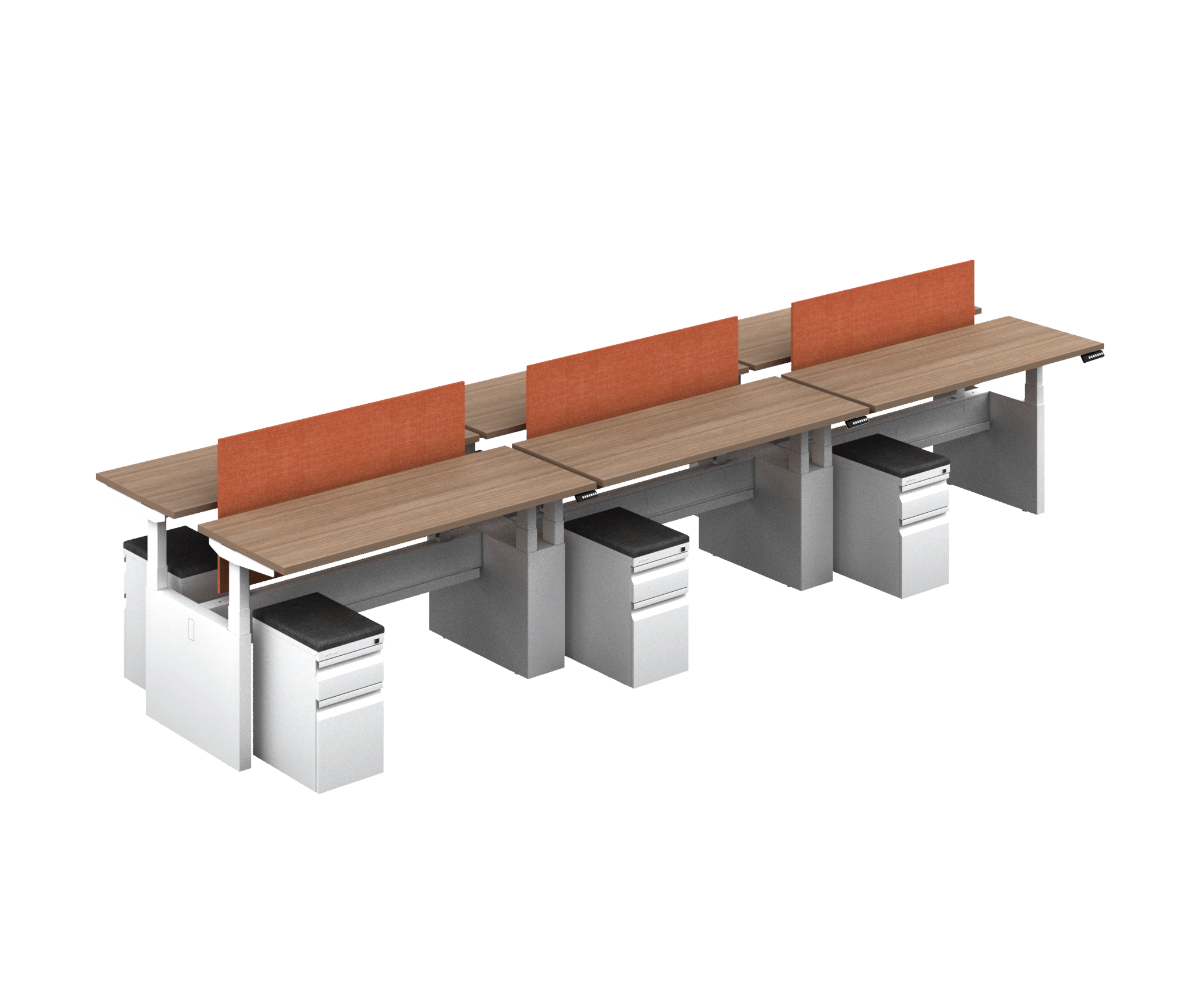 escritorio-altura-ajustable-benching-seis-usuarios-ascend