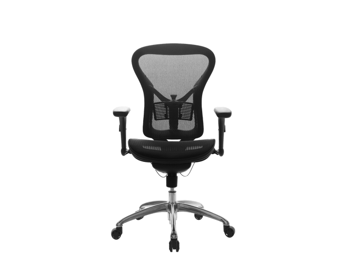 silla-ejecutiva-ergonomica-nero-frente